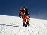 14 Climbing Sherpa Lal Singh Tamang Leading Me Towards The Chulu Far East Summit 